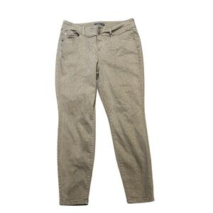 🐍 Torrid High Rise Jegging Pants Size 18R Plus Tan Python Print Skinny Jeans 🐍